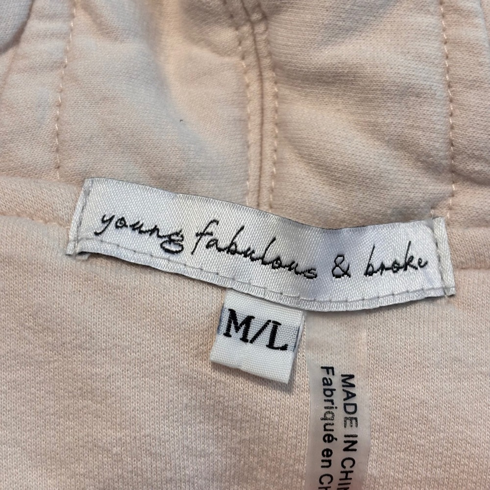 Young‎ Fabulous & Broke Sandrine Womens M/L Quilted Shawl Collar Coat - Picture 7 of 9